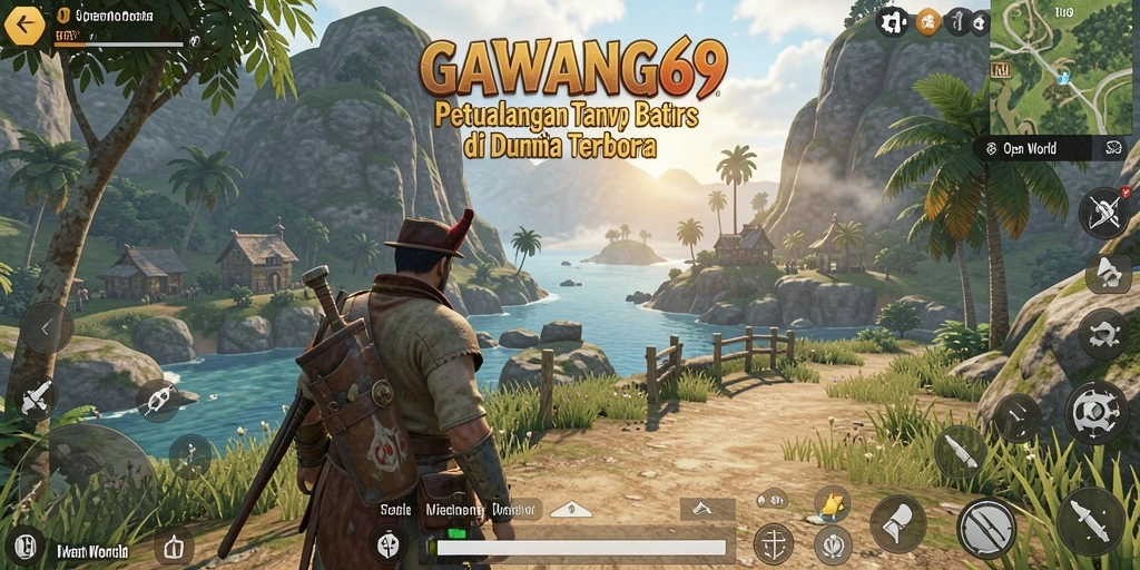 Screenshot GAWANG69 menampilkan petualangan seru dalam dunia terbuka.