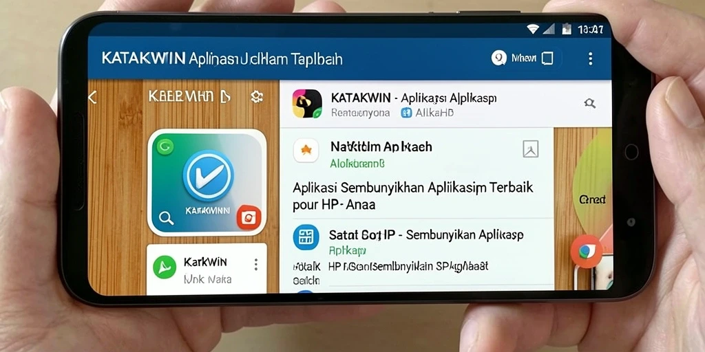 Tampilan antarmuka utama KATAKWIN yang sederhana dan efisien.