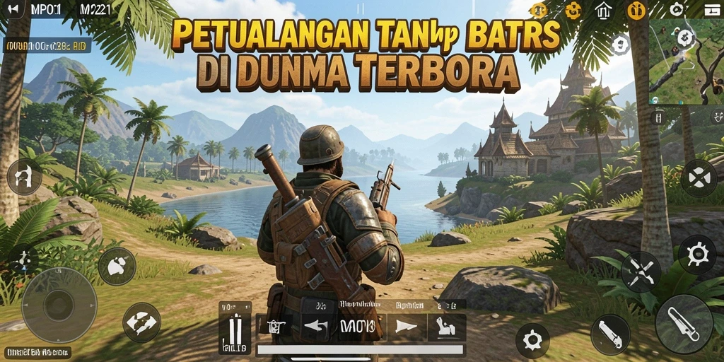 Tampilan antarmuka MPO1221 yang menakjubkan di dunia terbuka.