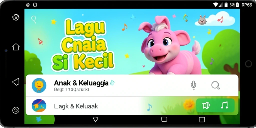Tampilan antarmuka RP66 yang ramah anak dan menyenangkan.